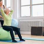 Woman doing Exercises — Physiotherapy in Noosa, QLD